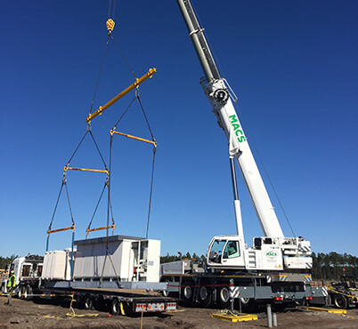 Crane rental for Power Companies